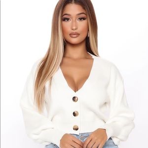 Fashion Nova Madison Solid Cropped Cardigan